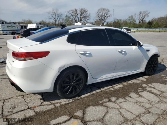 2018 Kia Optima EX with VIN 5XXGU4L37JG271850, listed as a Copart auction lot 52442625 with 125,158 mi miles and Salvage Title. Bid and sale history available at carsss.com. Image 3.