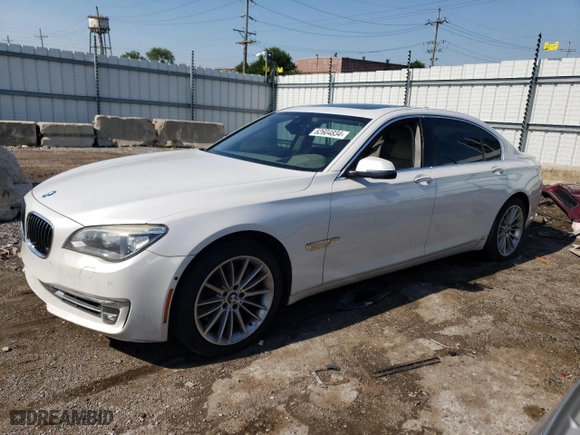 2013 BMW 7 Series 750Li xDrive with VIN WBAYF8C57DD141067, listed as a Copart auction lot 62604834 with 151,987 mi miles and Clean Title. Bid and sale history available at carsss.com. Image 1.