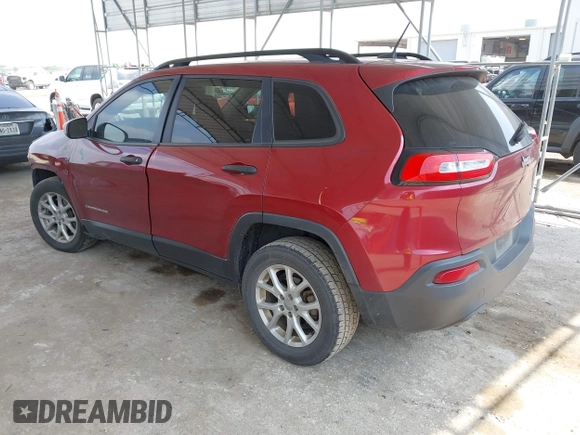 2016 Jeep Cherokee Sport z VIN 1C4PJLAB8GW346690, wystawiony jako IAAI lot #42285825 z przebiegiem 155 527 mil mil oraz . Historia ofert i sprzedaży dostępna na DreamBid. Obrazek 3.