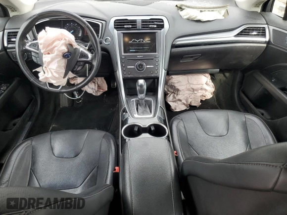 2016 Ford Fusion Titanium with VIN 3FA6P0K96GR317413, listed as a Copart auction lot 61256585 with 91,915 mi miles and Salvage title. Bid and sale history available at DreamBid. Image 8.