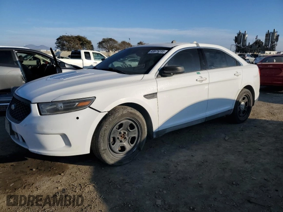 2017 Ford Police Interceptor with VIN 1FAHP2L8XHG133627, listed as a Copart auction lot 43875235 with Not provided miles and Clean title. Bid and sale history available at DreamBid. Image 1.