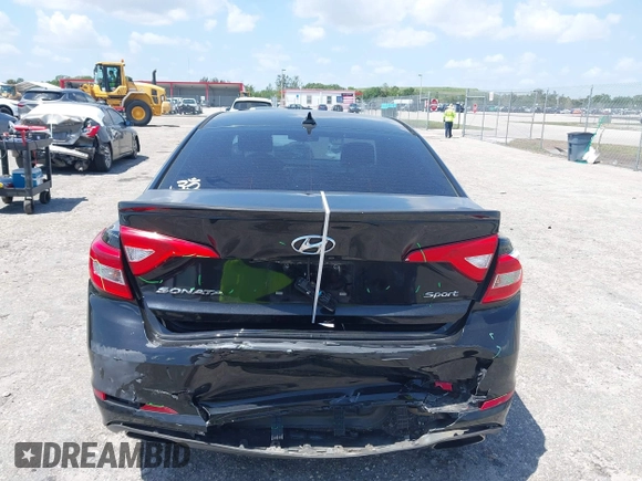 2017 Hyundai Sonata Sport with VIN 5NPE34AF6HH458809, listed as a IAAI auction lot 41977694 with 100,826 mi miles and . Bid and sale history available at DreamBid. Image 16.