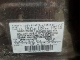 2015 Nissan Versa SV with VIN 3N1CN7AP4FL862333, listed as a Copart auction lot 52688375 with 213,707 mi miles and Salvage Title. Bid and sale history available at carsss.com. Image 12.