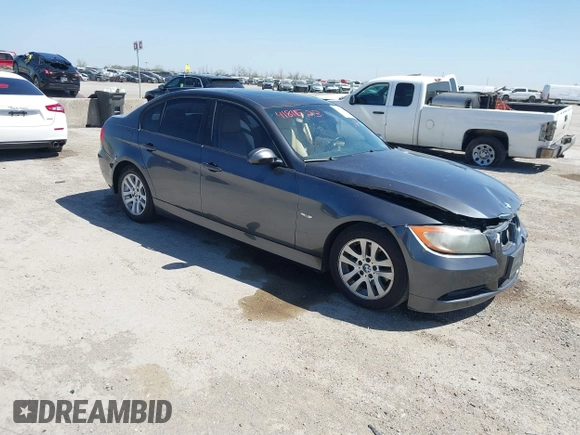 2006 BMW 3 Series 325i with VIN WBAVB13506KX51462, listed as a IAAI auction lot 41811523 with Not Provided miles. Bid and sale history available at carsss.com. Image 1.