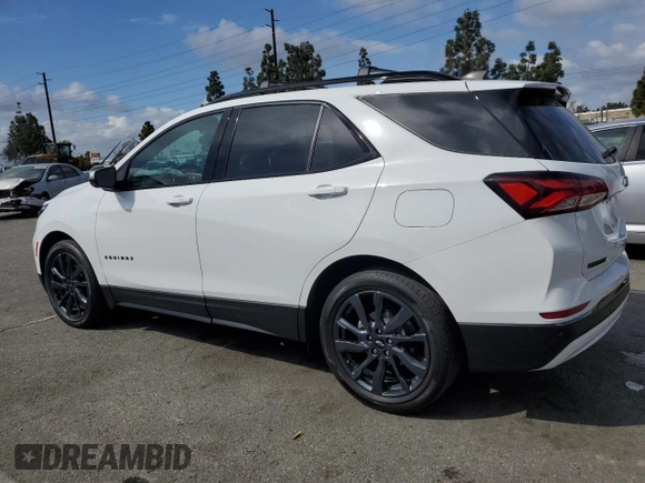 2022 Chevrolet Equinox RS z VIN 3GNAXMEV5NS212489, wystawiony jako Copart lot #51080555 z przebiegiem 28 364 mil mil oraz Szkoda całkowita • Salvage title. Historia ofert i sprzedaży dostępna na DreamBid. Obrazek 2.