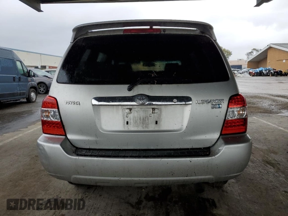 2007 Toyota Highlander Hybrid with VIN JTEGW21A670020064, listed as a Copart auction lot 51275515 with 283,308 mi miles and Clean Title. Bid and sale history available at carsss.com. Image 6.