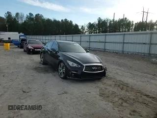 2021 Infiniti Q50 Signature Edition with VIN JN1EV7CP7MM700575, listed as a Copart auction lot 87163414 with 92,864 mi miles and Salvage title. Bid and sale history available at DreamBid. Image 11.