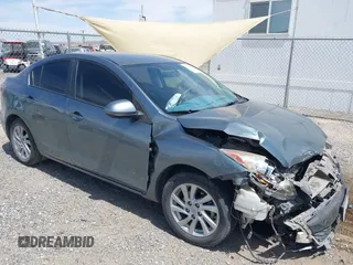 2012 Mazda Mazda3 i Touring with VIN JM1BL1V83C1625799, listed as a IAAI auction lot 42046912 with 227,680 mi miles. Bid and sale history available at carsss.com. Image 1.