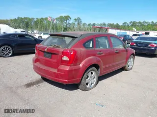 2007 Dodge Caliber SXT with VIN 1B3HB48B17D589705, listed as a IAAI auction lot 41946993 with 258,448 mi miles. Bid and sale history available at carsss.com. Image 4.