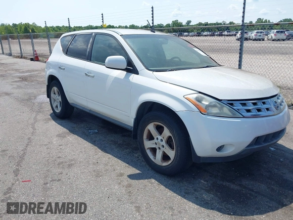 2005 Nissan Murano SL z VIN JN8AZ08TX5W316314, wystawiony jako IAAI lot #42386522 z przebiegiem 151 704 mil mil oraz . Historia ofert i sprzedaży dostępna na DreamBid. Obrazek 1.