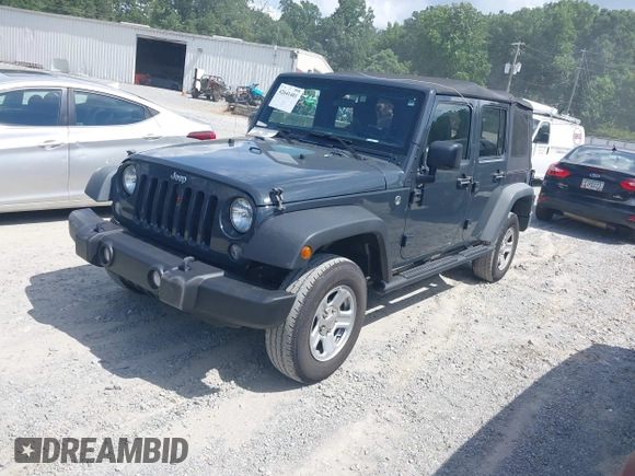 2016 Jeep Wrangler Unlimited Sport с VIN 1C4BJWDG5GL281639, выставлен на аукционе IAAI как лот 42641401 с пробегом 191 219 миль миль и . История ставок и продаж доступна на DreamBid. Изображение 17.