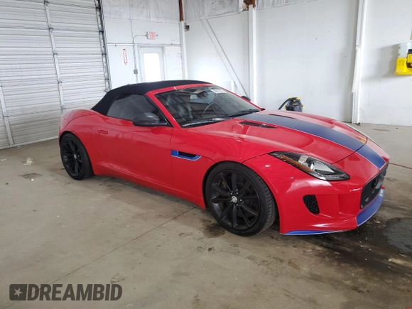 2014 Jaguar F-Type S with VIN SAJWA6FC6E8K04436, listed as a Copart auction lot 55613915 with 96,888 mi miles and Clean Title. Bid and sale history available at DreamBid. Image 4.