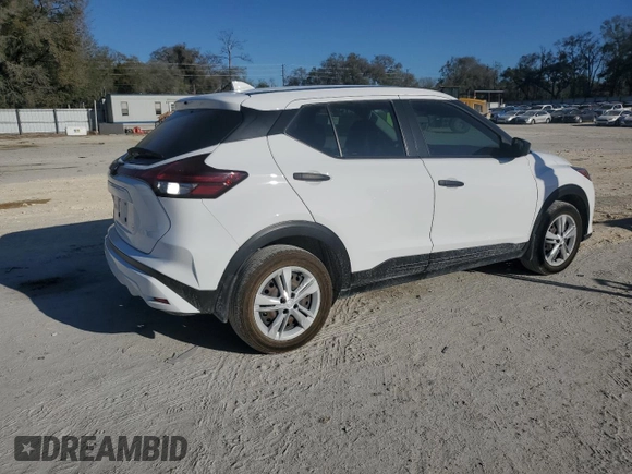 2023 Nissan Kicks S with VIN 3N1CP5BV7PL502096, listed as a Copart auction lot 47535055 with 62,240 mi miles and Clean Title. Bid and sale history available at carsss.com. Image 3.
