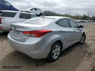 2013 Hyundai Elantra Limited with VIN KMHDH4AE4DU511796, listed as a Copart auction lot 53937555 with 125,106 mi miles and Salvage Title. Bid and sale history available at carsss.com. Image 3.