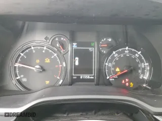 2021 Toyota 4Runner SR5 with VIN JTEEU5JR7M5247640, listed as a Copart auction lot 44445845 with 81,958 mi miles and Salvage Title. Bid and sale history available at carsss.com. Image 9.