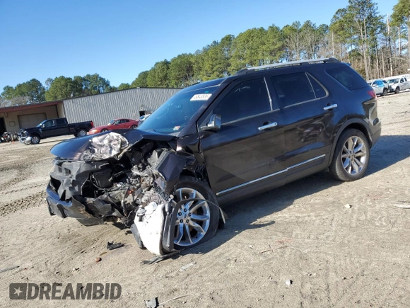 2013 Ford Explorer XLT with VIN 1FM5K8D81DGB56586, listed as a Copart auction lot 49843835 with Not Provided miles and Salvage Title. Bid and sale history available at DreamBid. Image 1.