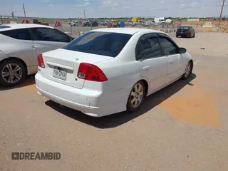 2004 Honda Civic LX with VIN 2HGES16514H539612, listed as a IAAI auction lot 42203658 with Not Provided miles and . Bid and sale history available at DreamBid. Image 4.