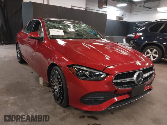 2022 Mercedes-Benz C 300 with VIN W1KAF4HB0NR038854, listed as a IAAI auction lot 37398847 with 12,776 mi miles and . Bid and sale history available at DreamBid. Image 1.