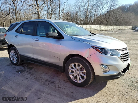 2020 Chevrolet Equinox LS with VIN 3GNAXHEV4LS515221, listed as a Copart auction lot 48181855 with 72,711 mi miles and Salvage Title. Bid and sale history available at carsss.com. Image 4.