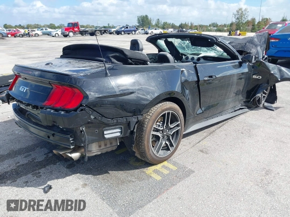2020 Ford Mustang GT Premium z VIN 1FATP8FF4L5119301, wystawiony jako IAAI lot #40745931 z przebiegiem Nie podano mil oraz . Historia ofert i sprzedaży dostępna na DreamBid. Obrazek 4.