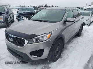 2018 Kia Sorento LX V6 with VIN 5XYPGDA55JG382534, listed as a Copart auction lot 43985425 with 0 mi miles and Salvage Title. Bid and sale history available at carsss.com. Image 1.