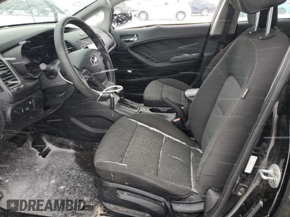 2016 Kia Forte LX with VIN KNAFX4A63G5553915, listed as a Copart auction lot 44601395 with 75,580 mi miles and Salvage Title. Bid and sale history available at carsss.com. Image 7.