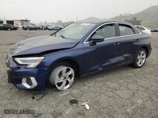 2024 Audi A3 Premium with VIN WAUAUDGY0RA077810, listed as a Copart auction lot 53355345 with 5,737 mi miles and Salvage Title. Bid and sale history available at carsss.com. Image 1.