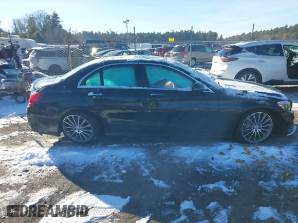 2016 Mercedes-Benz C 300 Luxury with VIN WDDWF4KB1GR142724, listed as a IAAI auction lot 41197366 with 75,309 mi miles and . Bid and sale history available at carsss.com. Image 13.
