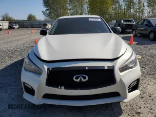 2014 Infiniti Q50 Premium with VIN JN1BV7AR4EM701742, listed as a Copart auction lot 53336985 with Not provided miles and Salvage title. Bid and sale history available at DreamBid. Image 5.