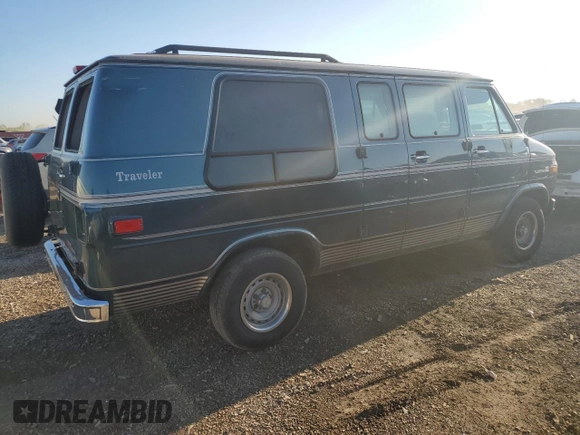 1995 GMC Vandura z VIN 1GDEG25K2SF543904, wystawiony jako Copart lot #68934904 z przebiegiem 949 271 mil mil oraz Szkoda całkowita • Salvage title. Historia ofert i sprzedaży dostępna na DreamBid. Obrazek 3.