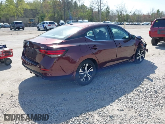 2020 Nissan Sentra SV z VIN 3N1AB8CV3LY282894, wystawiony jako IAAI lot #42125194 z przebiegiem 51 165 mil mil oraz . Historia ofert i sprzedaży dostępna na DreamBid. Obrazek 4.