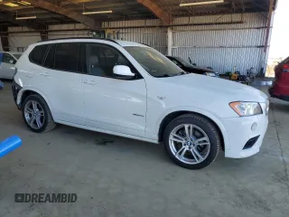 2013 BMW X3 xDrive35i with VIN 5UXWX7C54DL978591, listed as a Copart auction lot 46570455 with 99,671 mi miles and Salvage Title. Bid and sale history available at DreamBid. Image 4.