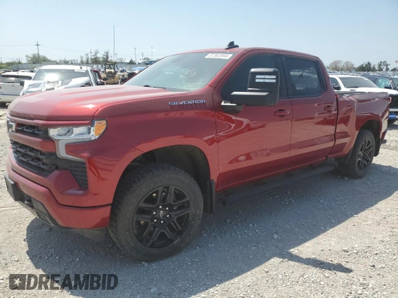 2022 Chevrolet Silverado 1500 RST with VIN 1GCUDEED7NZ535800, listed as a Copart auction lot 87362894 with 31,365 mi miles and Salvage Title. Bid and sale history available at DreamBid. Image 1.