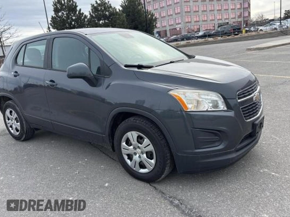 2015 Chevrolet Trax LS with VIN 3GNCJKSBXFL159583, listed as a Copart auction lot 51226045 with 131,374 mi miles and Clean Title. Bid and sale history available at carsss.com. Image 1.