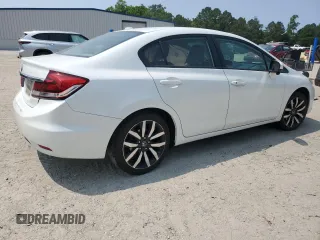 2015 Honda Civic EX-L z VIN 19XFB2F94FE205715, wystawiony jako Copart lot #59552715 z przebiegiem 68 145 mil mil oraz Szkoda całkowita • Salvage title. Historia ofert i sprzedaży dostępna na DreamBid. Obrazek 3.