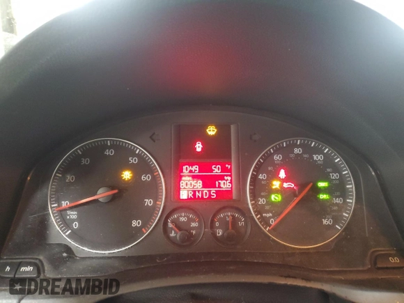 2006 Volkswagen Jetta 2.5L with VIN 3VWSF71K56M748178, listed as a Copart auction lot 44041355 with 80,058 mi miles and Salvage title. Bid and sale history available at DreamBid. Image 9.