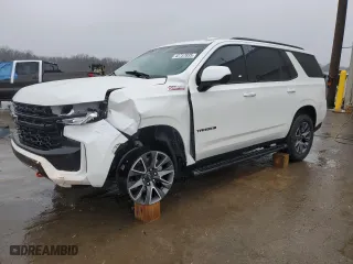 2024 Chevrolet Tahoe Z71 with VIN 1GNSKPKD2RR369860, listed as a Copart auction lot 42757835 with 7,549 mi miles and Salvage Title. Bid and sale history available at carsss.com. Image 1.