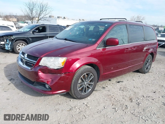 2017 Dodge Grand Caravan SXT with VIN 2C4RDGCGXHR624452, listed as a IAAI auction lot 41624033 with 98,912 mi miles and . Bid and sale history available at DreamBid. Image 18.