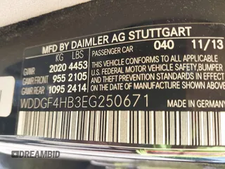 2014 Mercedes-Benz C-Class C 250 Sport with VIN WDDGF4HB3EG250671, listed as a IAAI auction lot 41607910 with 136,556 mi miles. Bid and sale history available at carsss.com. Image 9.