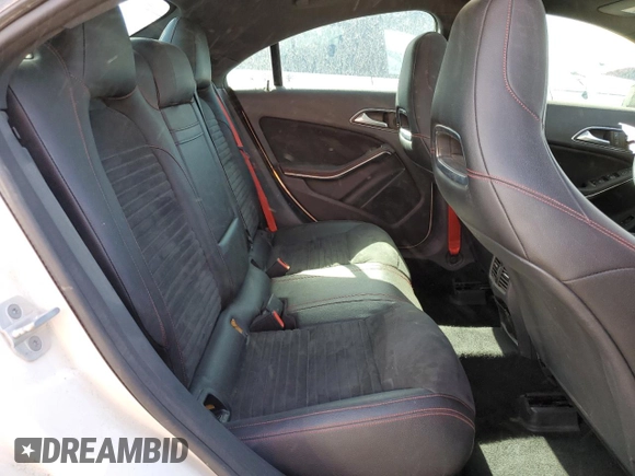 2015 Mercedes-Benz CLA 250 with VIN WDDSJ4EB4FN165302, listed as a Copart auction lot 41458985 with 78,956 mi miles and Salvage Title. Bid and sale history available at DreamBid. Image 10.