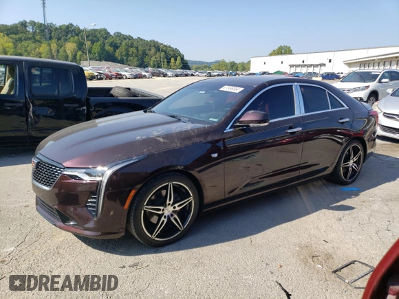 2021 Cadillac CT4 Premium Luxury z VIN 1G6DB5RK3M0111941, wystawiony jako Copart lot #67996564 z przebiegiem 54 216 mil mil oraz Szkoda całkowita • Salvage title. Historia ofert i sprzedaży dostępna na DreamBid. Obrazek 1.