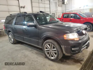 2017 Ford Expedition EL Platinum with VIN 1FMJK1MT5HEA20893, listed as a Copart auction lot 80645714 with 158,608 mi miles and Salvage Title. Bid and sale history available at carsss.com. Image 4.