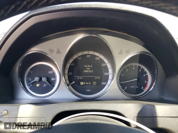 2010 Mercedes-Benz C-Class C 300 Sport with VIN WDDGF5EB0AA392435, listed as a Copart auction lot 52730565 with 200,353 mi miles and Salvage Title. Bid and sale history available at carsss.com. Image 9.