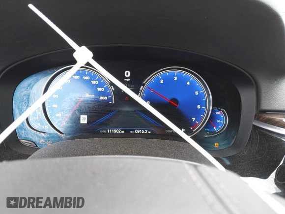 2018 BMW 5 Series 530e with VIN WBAJA9C55JB033575, listed as a IAAI auction lot 42067380 with 111,902 mi miles and . Bid and sale history available at DreamBid. Image 7.