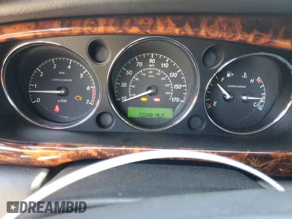 2004 Jaguar XJ с VIN SAJEA73B34TG10749, выставлен на аукционе Copart как лот 56574025 с пробегом 72 240 миль миль и Списание • Salvage title. История ставок и продаж доступна на DreamBid. Изображение 9.