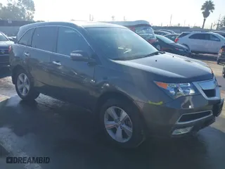 2011 Acura MDX with VIN 2HNYD2H27BH512579, listed as a IAAI auction lot 41621024 with 59,037 mi miles. Bid and sale history available at carsss.com. Image 1.