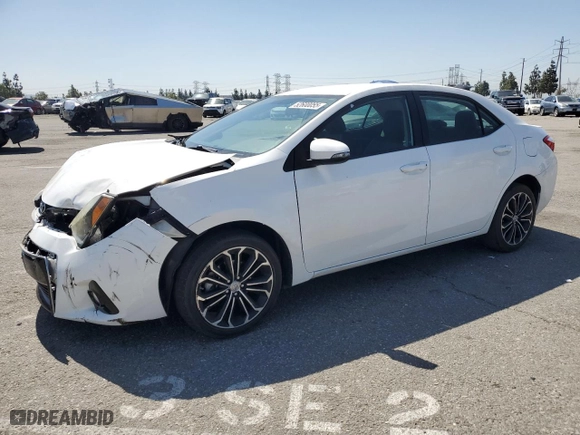 2016 Toyota Corolla L with VIN 5YFBURHE4GP549590, listed as a Copart auction lot 52600055 with 51,738 mi miles and Salvage Title. Bid and sale history available at carsss.com. Image 1.