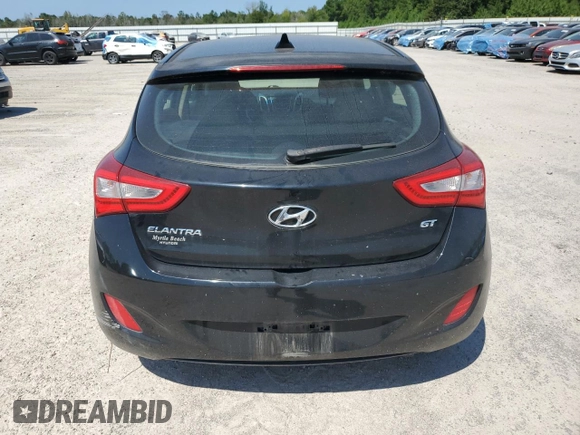 2015 Hyundai Elantra GT with VIN KMHD35LH4FU247154, listed as a Copart auction lot 68653354 with 92,597 mi miles and Salvage Title. Bid and sale history available at carsss.com. Image 6.