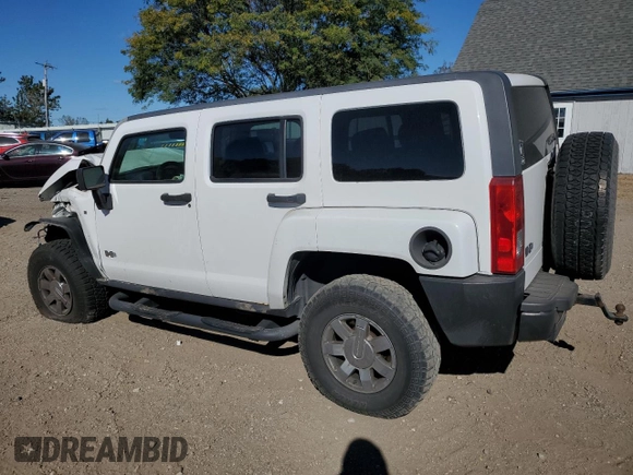 2009 Hummer H3 SUV Luxury with VIN 5GTEN13E698110109, listed as a Copart auction lot 75232484 with 0 mi miles and Clean Title. Bid and sale history available at carsss.com. Image 2.