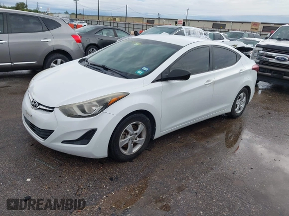2015 Hyundai Elantra SE with VIN 5NPDH4AE4FH634483, listed as a IAAI auction lot 40779391 with 176,439 mi miles and . Bid and sale history available at DreamBid. Image 2.